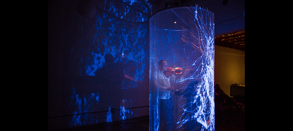 Duet with Miguel Atwood-Ferguson at Clockshop